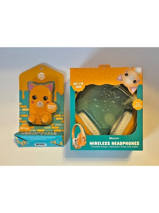 Jam & Jelly Other - Jam Jelly Kids Wireless Bluetooth Headphones + Adjustable Phone Stand Bundle NEW